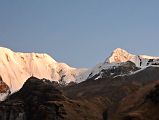 10 Roc Noir Kangshar Kang And Singu Chuli Fluted Peak At Sunrise From Annapurna Base Camp In The Annapurna Sanctuary 